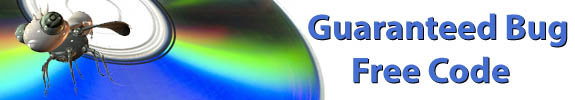 Guaranteed Bug Free Code Banner