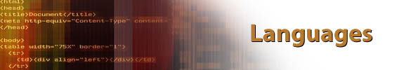 Languages Banner